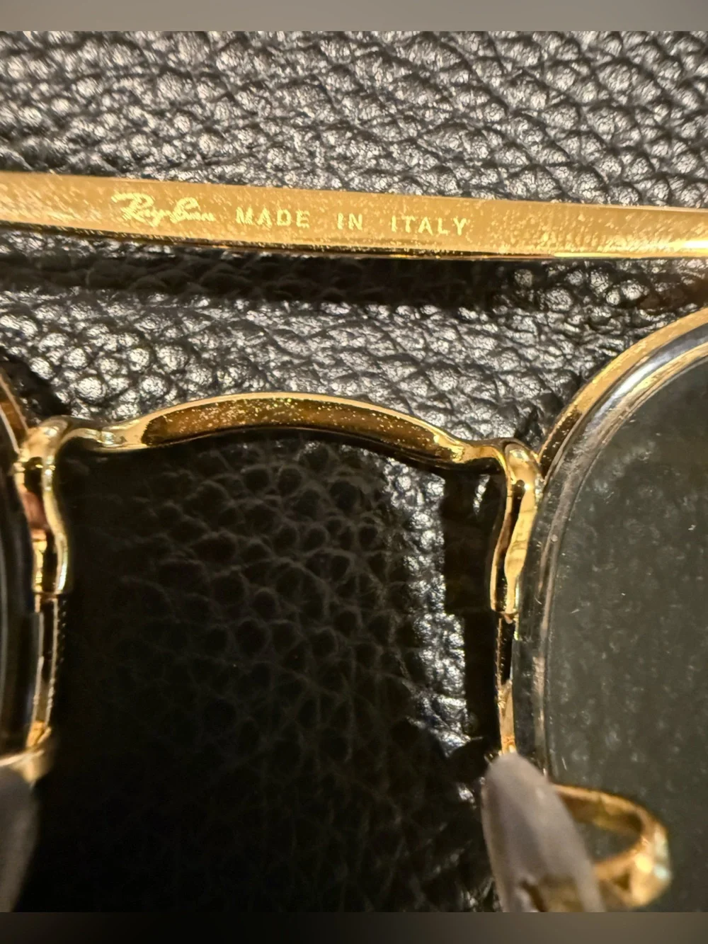 Ray Ban Gold Frame Sunglasses with Dark Green Lenses RB 3468  The Marshall